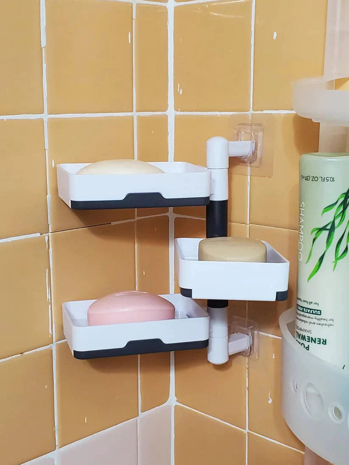 Wall Mounted 3 Layer Soap Holder