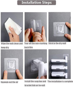 Wall Mounted 3 Layer Soap Holder