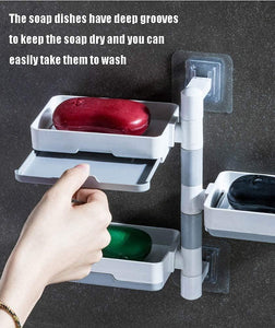 Wall Mounted 3 Layer Soap Holder